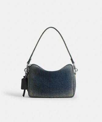 ダコタ クロスボディ バッグ・コットン デニム・チャーム | COACH